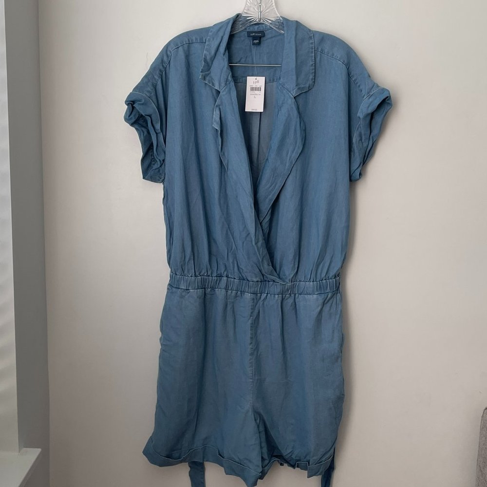 J. Jill Women Denim Romper